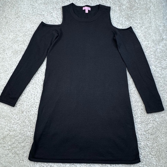 Lilly Pulitzer size M knit cold shoulder sweater dress preppy coastal resort - Picture 2 of 10